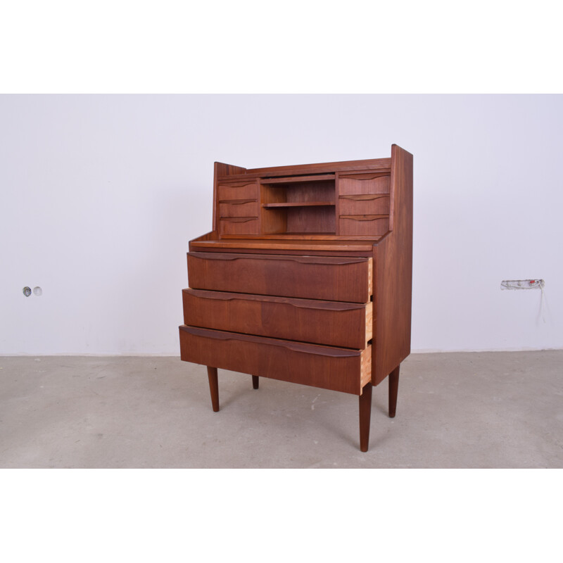 Vintage Danish secretary in teak