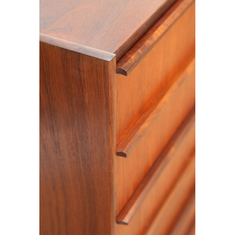 Vintage Danish chest of drawers in teak