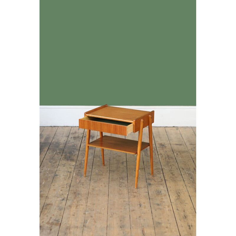 Vintage Danish night stand in teak