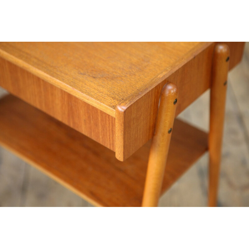 Vintage Danish night stand in teak