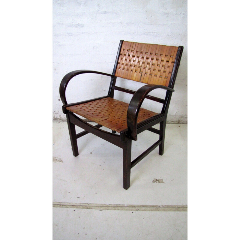 Vintage German armchair by Erich Diekmann for Gelenka