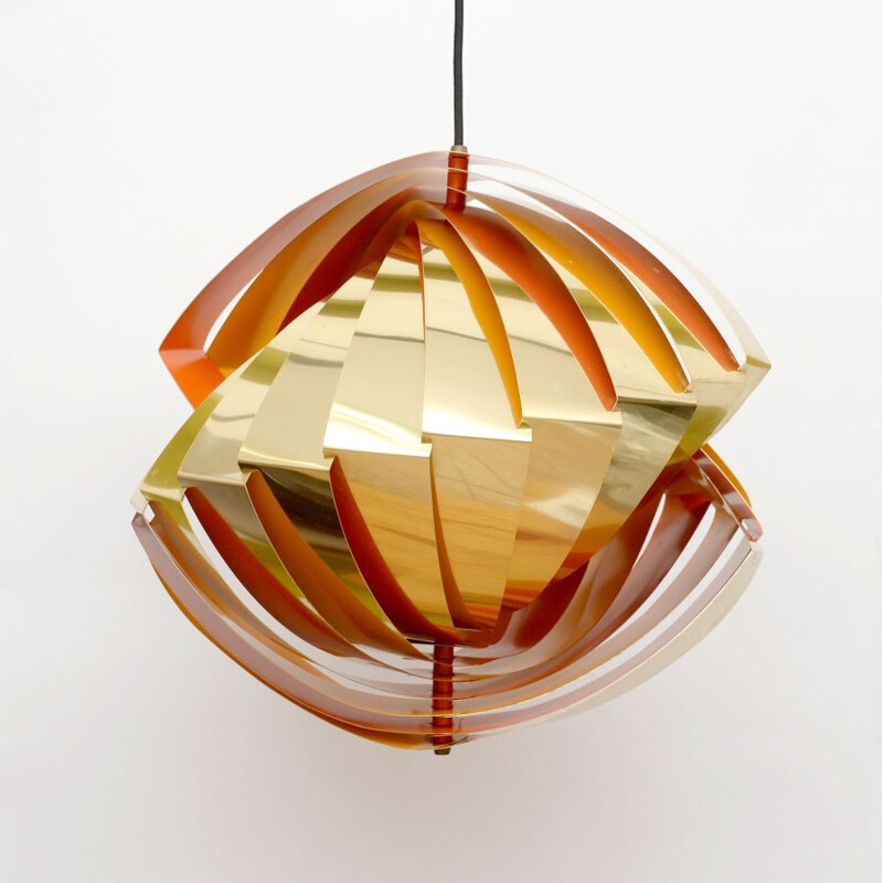 Vintage pendant lamp "Konkylie" by Louis Weisdorf for Lyfa