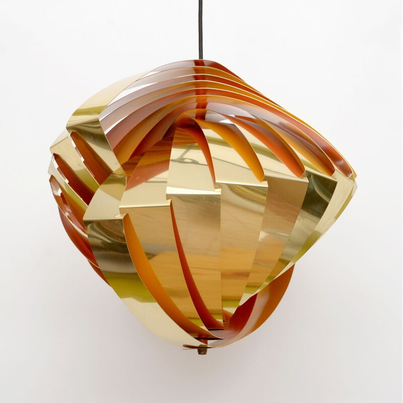Vintage pendant lamp "Konkylie" by Louis Weisdorf for Lyfa