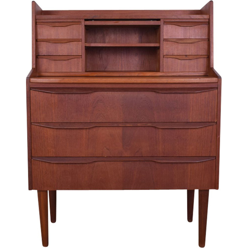 Vintage Danish secretary in teak