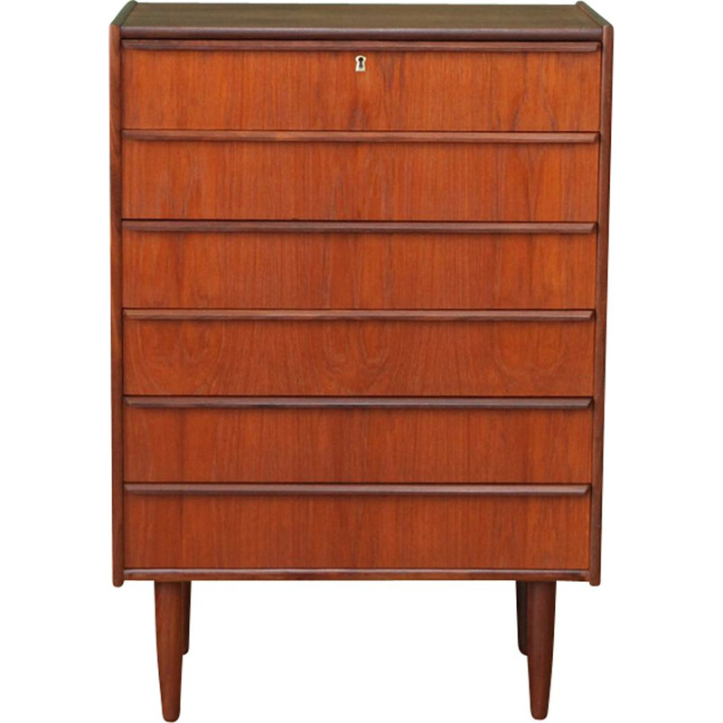 Vintage Danish chest of drawers in teak