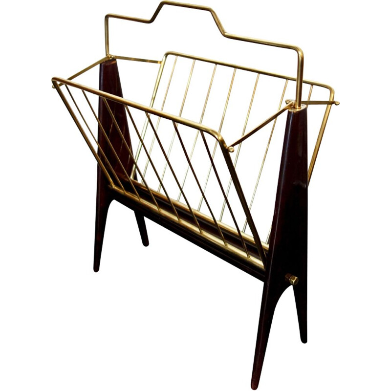 Vintage foldable magazine rack by Cesare Lacca