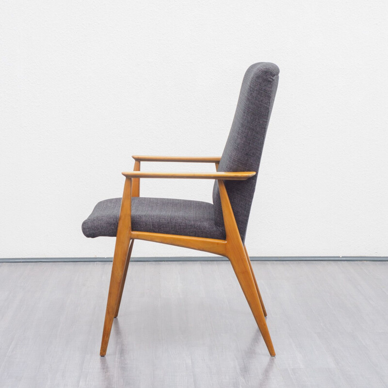 Vintage armchair in walnut