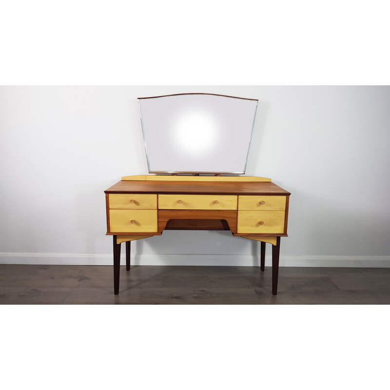 Vintage dressing table with mirror by Alfred Cox