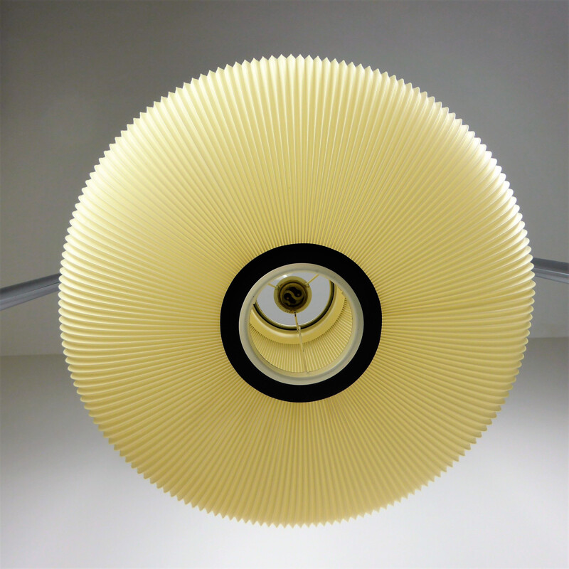 Vintage pendant lamp in rhodoid by Rispal