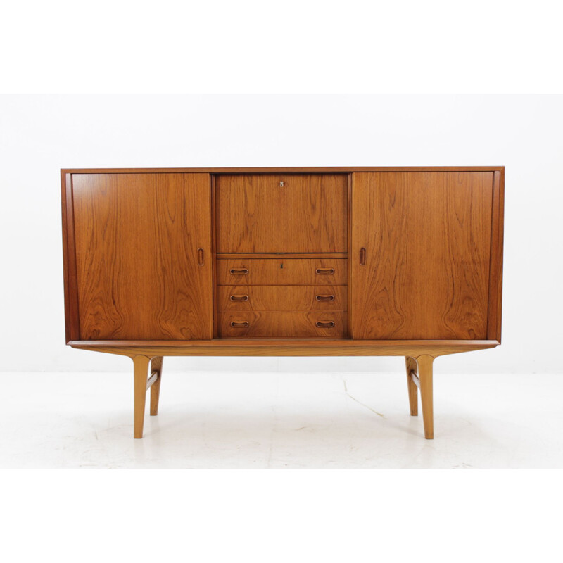 Vintage Danish highboard in teak