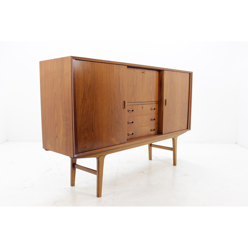 Vintage Danish highboard in teak