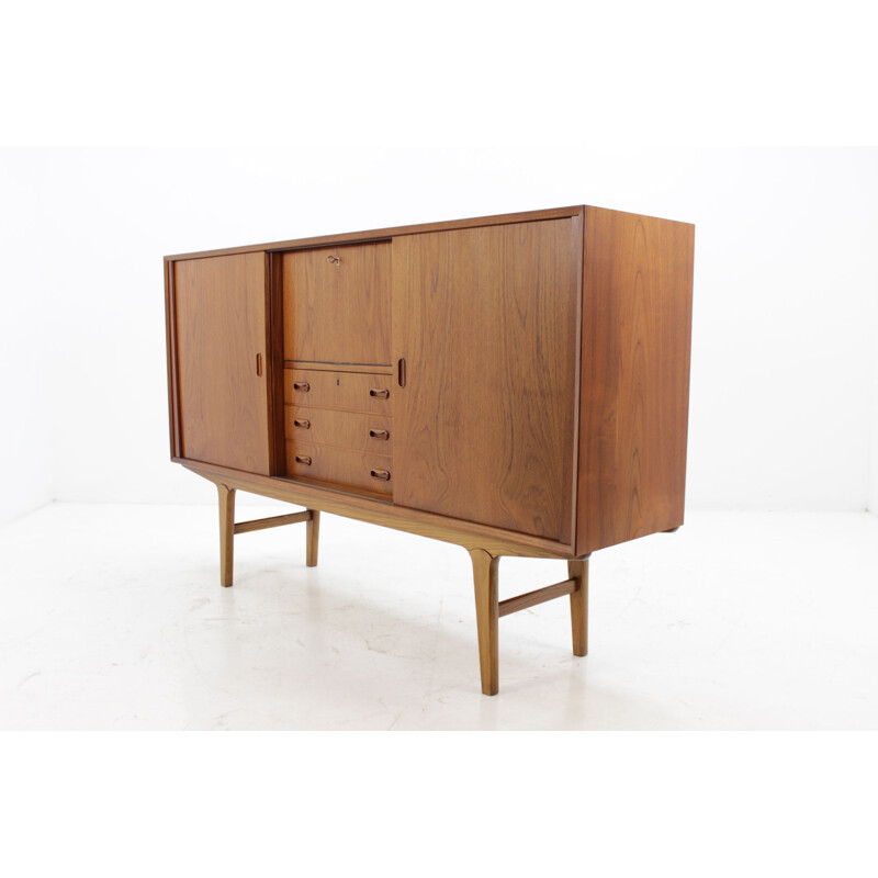 Vintage Danish highboard in teak