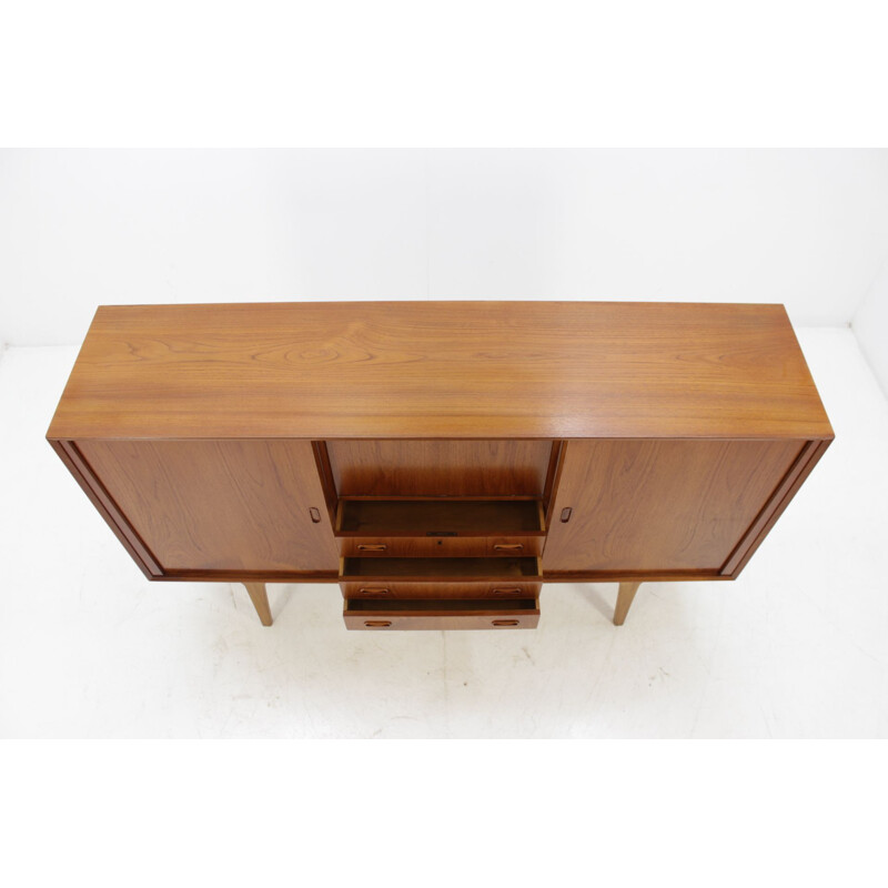 Vintage Danish highboard in teak