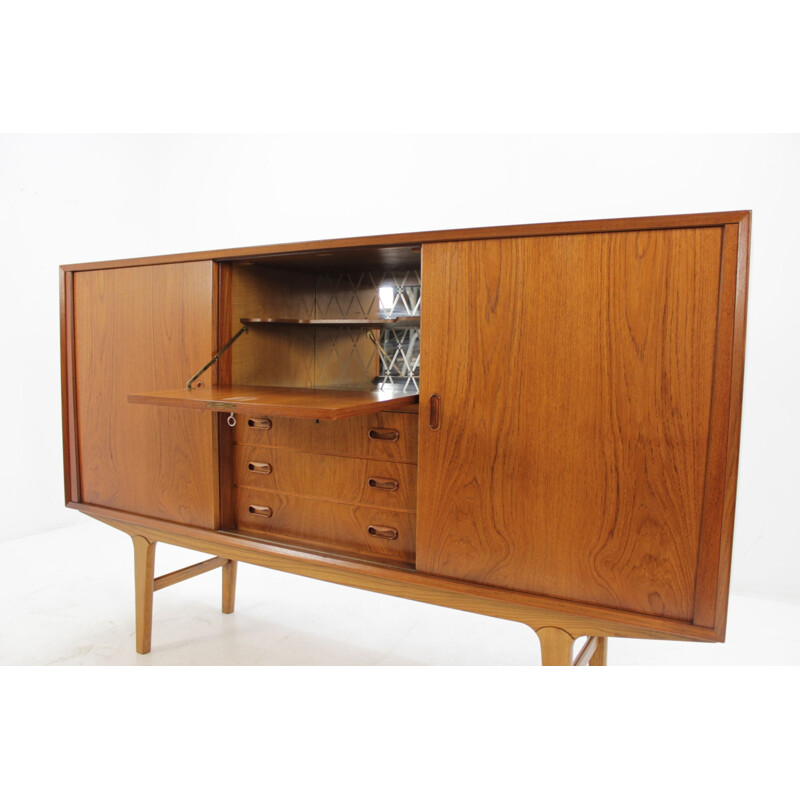 Vintage Danish highboard in teak