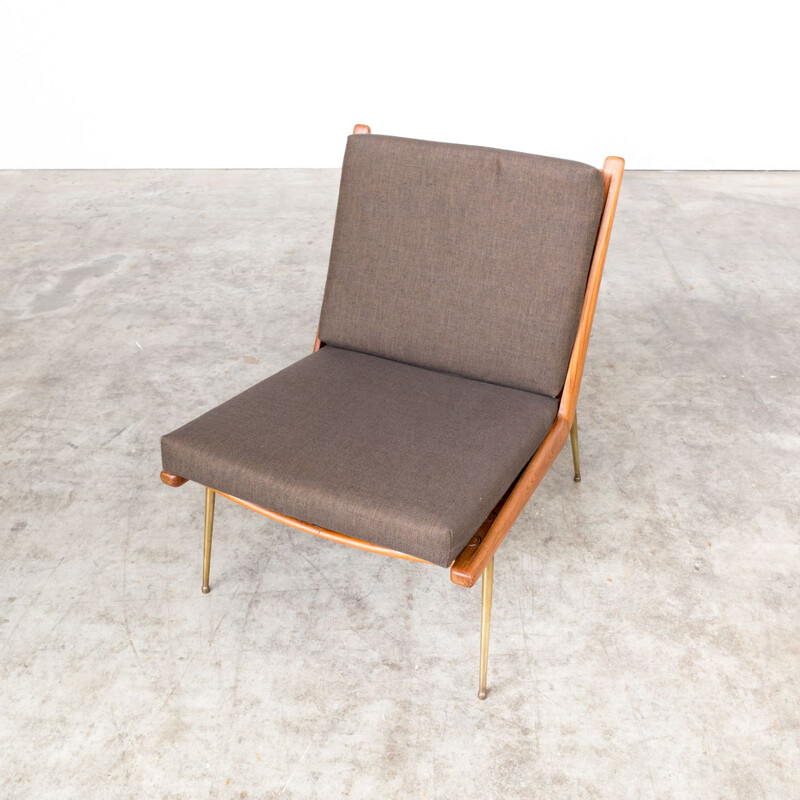 Suite de 2 fauteuils vintage "Boomerang" FD 135 par Peter Hvidt et Orla Molgaard-Nielsen pour France & Son
