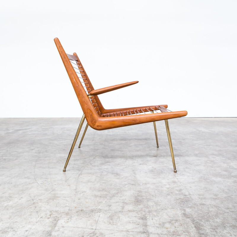 Set of 2 vintage armchairs FD 135 "Boomerang" by Peter Hvidt and Orla Mølgaard-Nielsen for France & Son