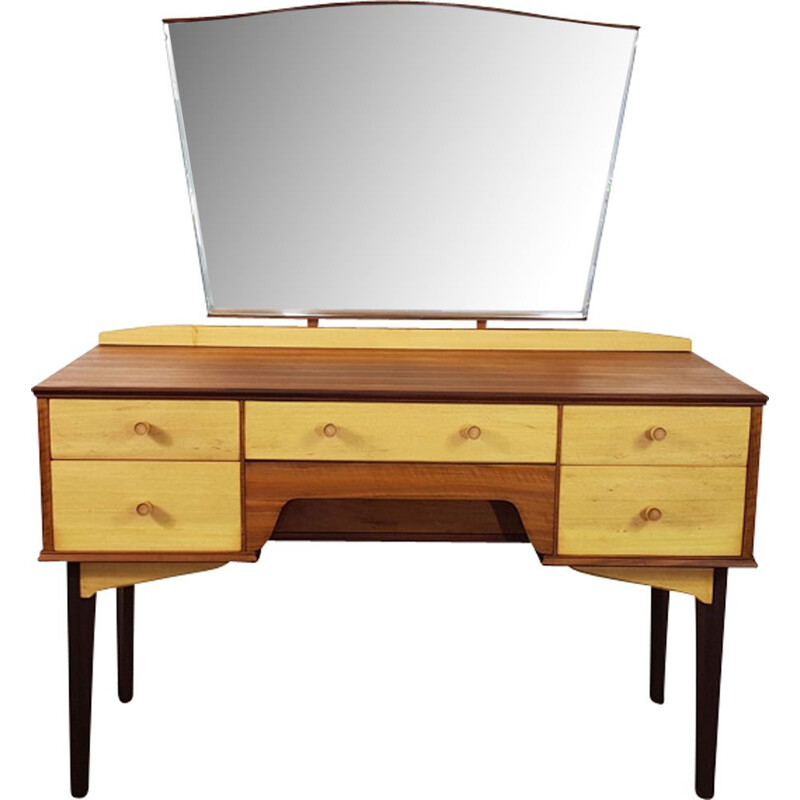 Vintage dressing table with mirror by Alfred Cox