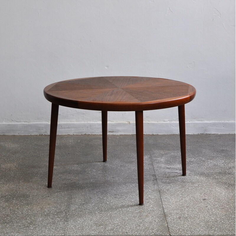 Vintage Danish coffee table in teak by VV Møbler Spøttrup