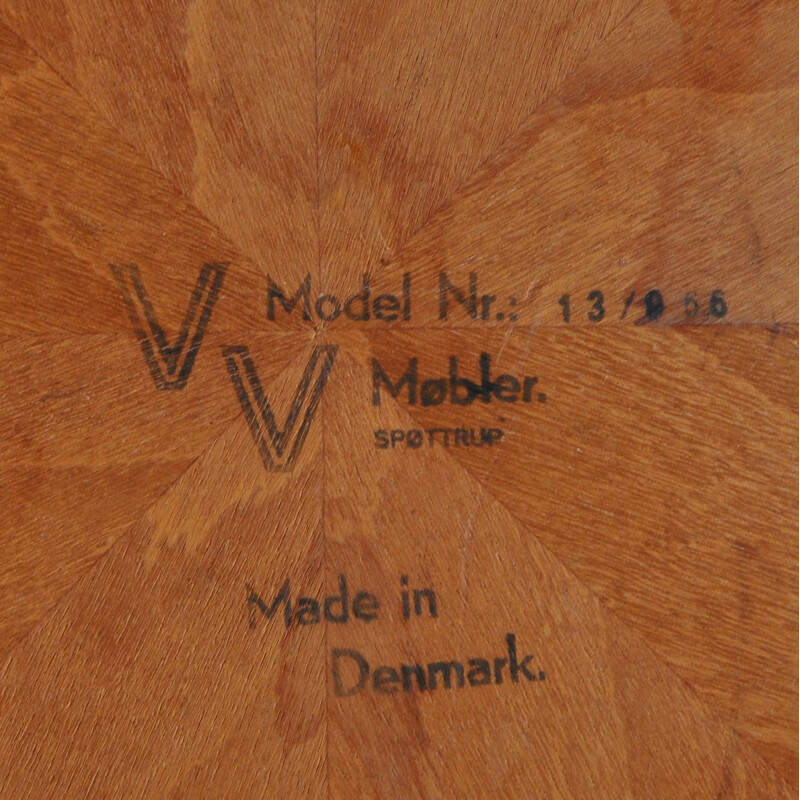 Table basse vintage danois en teck par VV Møbler Spøttrup