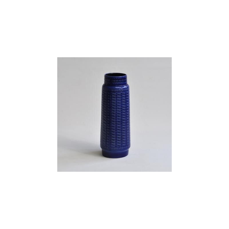 Vintage ceramic blue vase from Alfred Klein Keramik