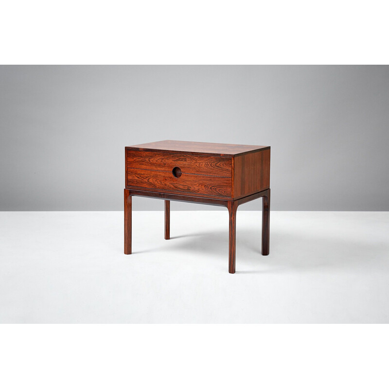 Vintage night stand in rosewood by Kai Kristiansen