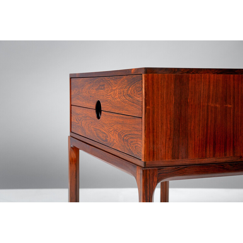 Vintage night stand in rosewood by Kai Kristiansen