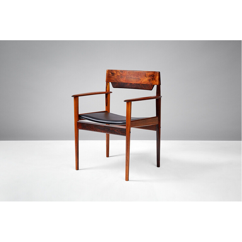 Vintage Danish armchair in rosewood by Grete Jalk