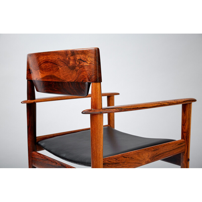 Vintage Danish armchair in rosewood by Grete Jalk