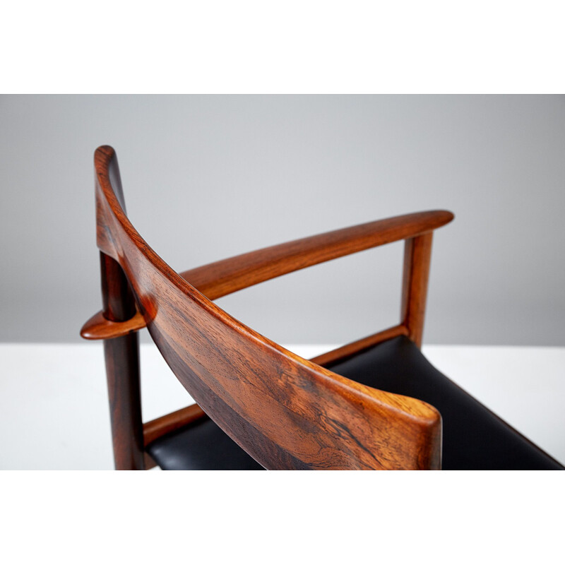 Vintage Danish armchair in rosewood by Grete Jalk