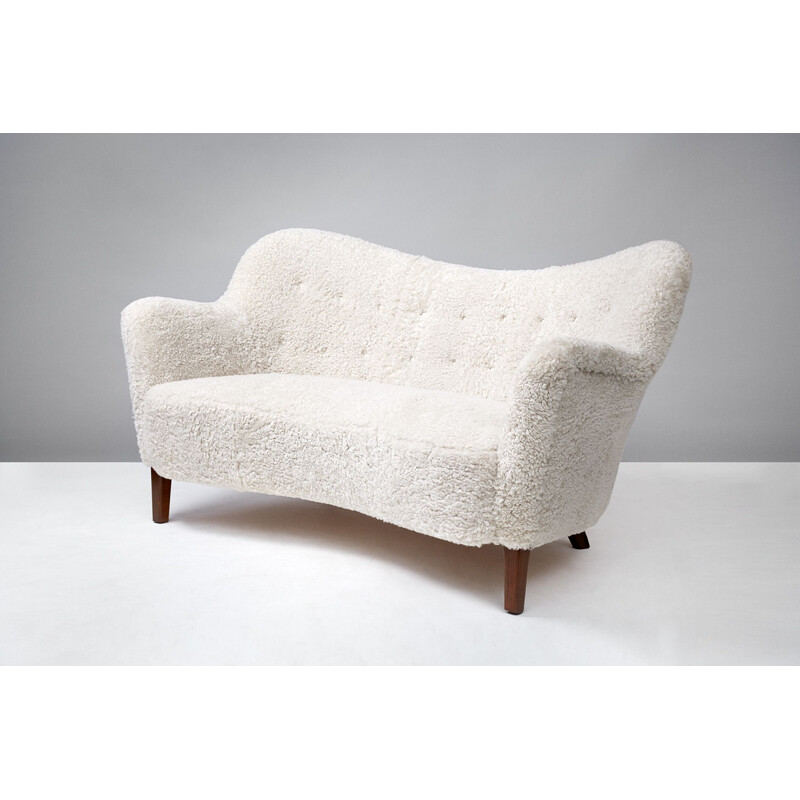 Vintage 3-seater sofa "185" by Slagelse Mobelvaerk