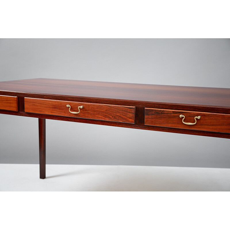 Vintage writing desk in rosewood by Jacob Kjaer