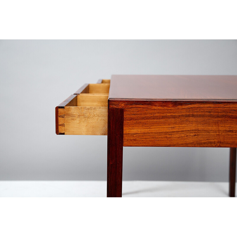 Vintage writing desk in rosewood by Jacob Kjaer