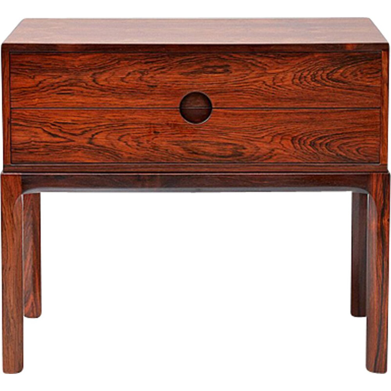 Vintage night stand in rosewood by Kai Kristiansen