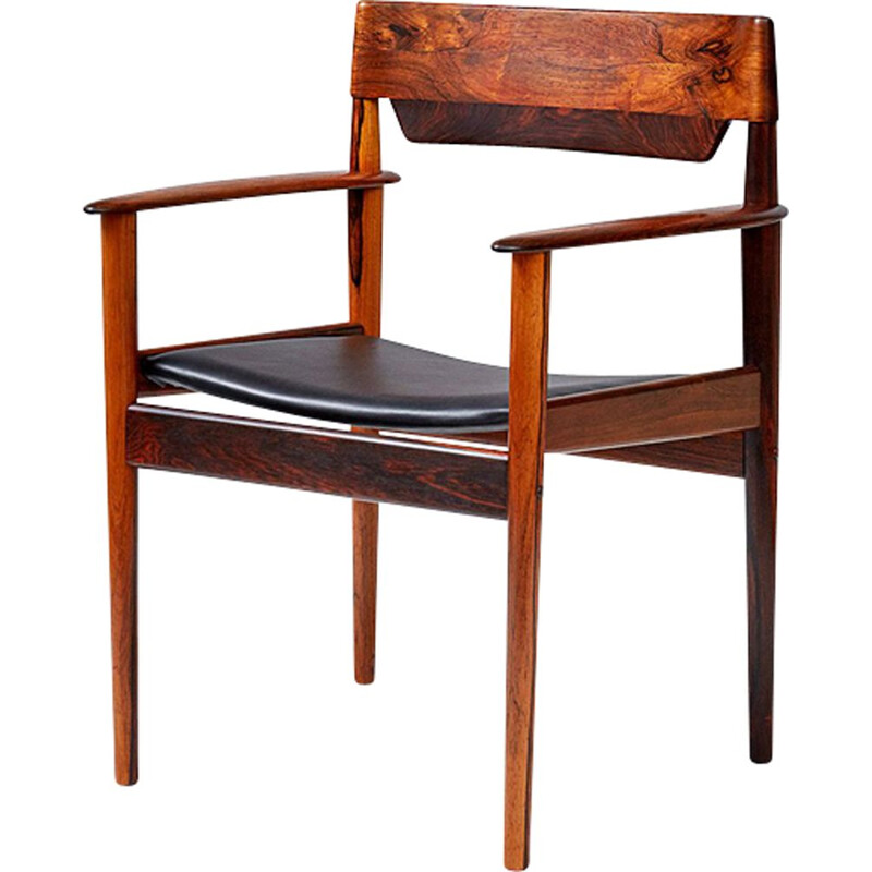 Vintage Danish armchair in rosewood by Grete Jalk