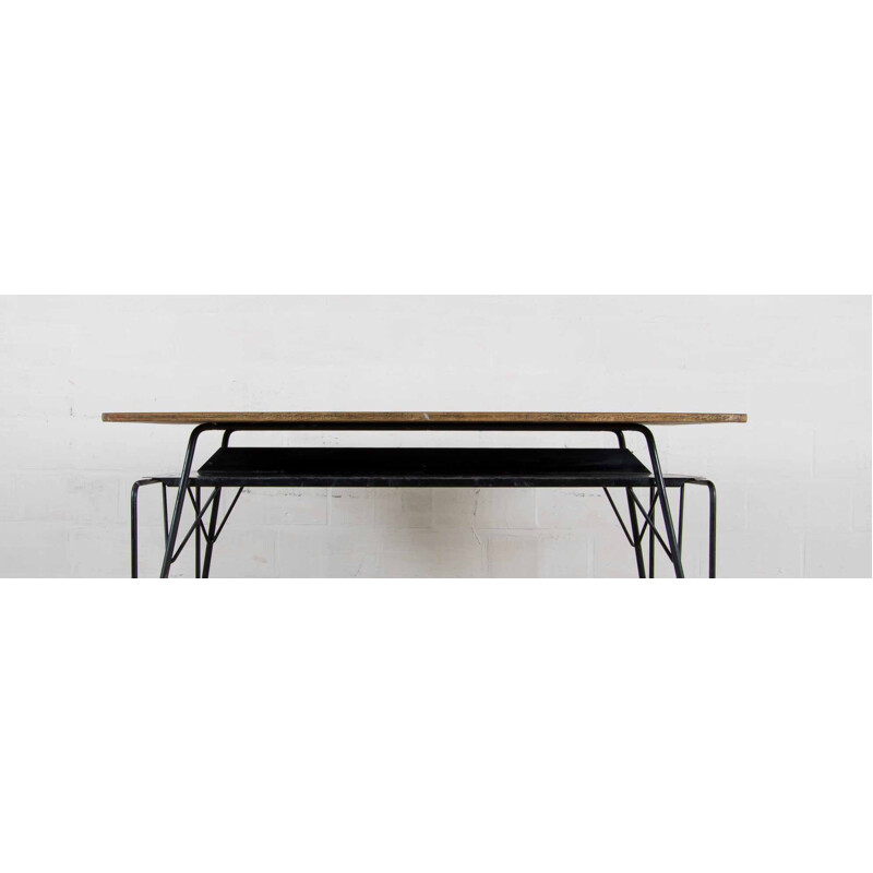 Vintage desk in metal by Willy Van Der Meeren 