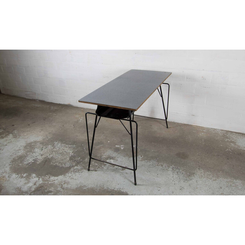 Vintage desk in metal by Willy Van Der Meeren 