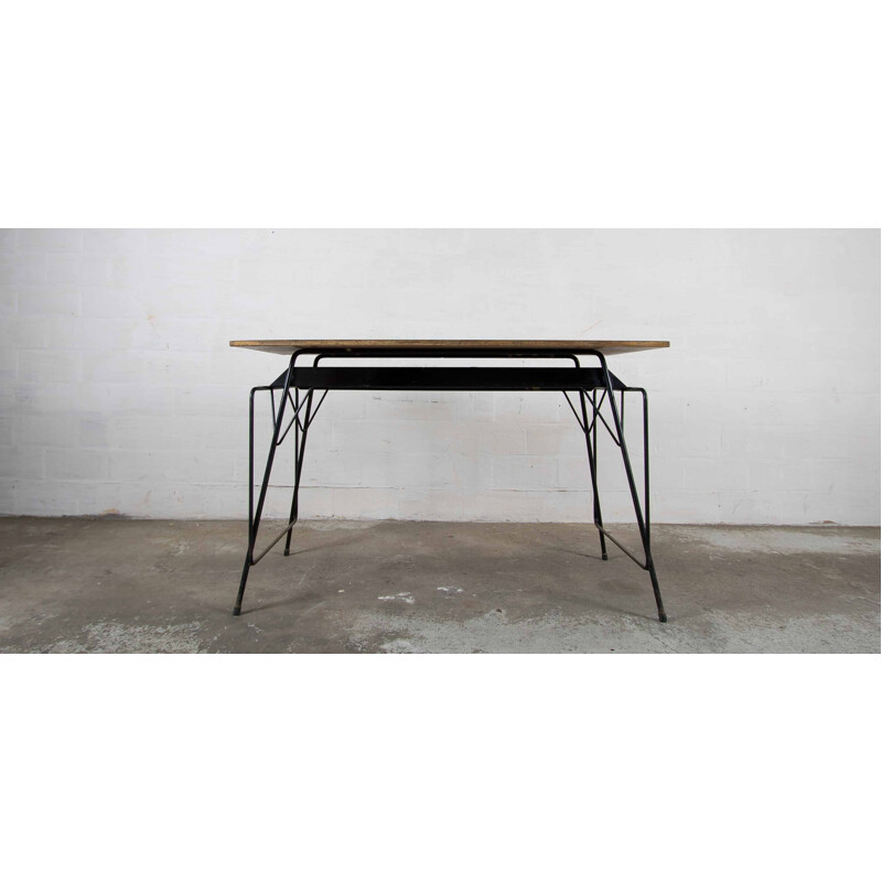 Vintage desk in metal by Willy Van Der Meeren 