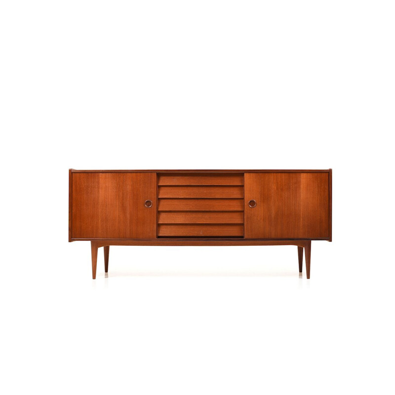 Vintage Danish sideboard in teak by Nils Jonsson