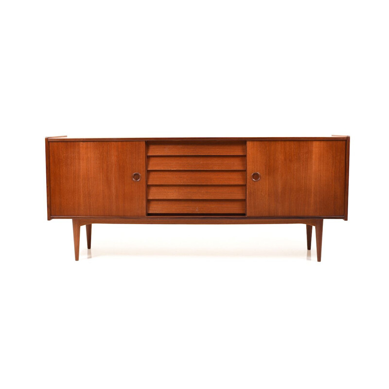 Vintage Danish sideboard in teak by Nils Jonsson