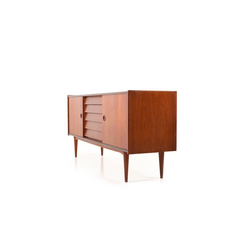 Vintage Danish sideboard in teak by Nils Jonsson