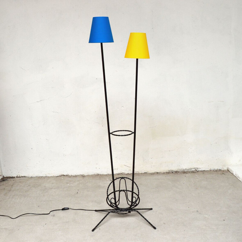 Vintage two-arm floor lamp