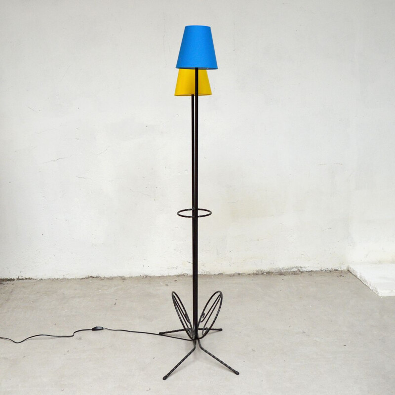 Vintage two-arm floor lamp
