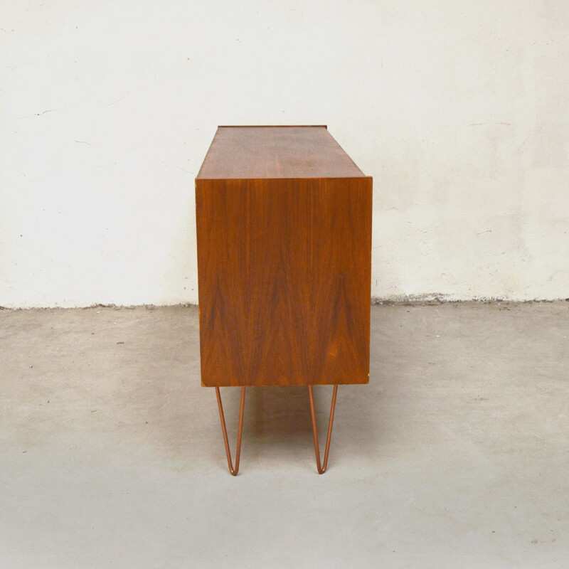 Vintage sideboard with hairpin legs