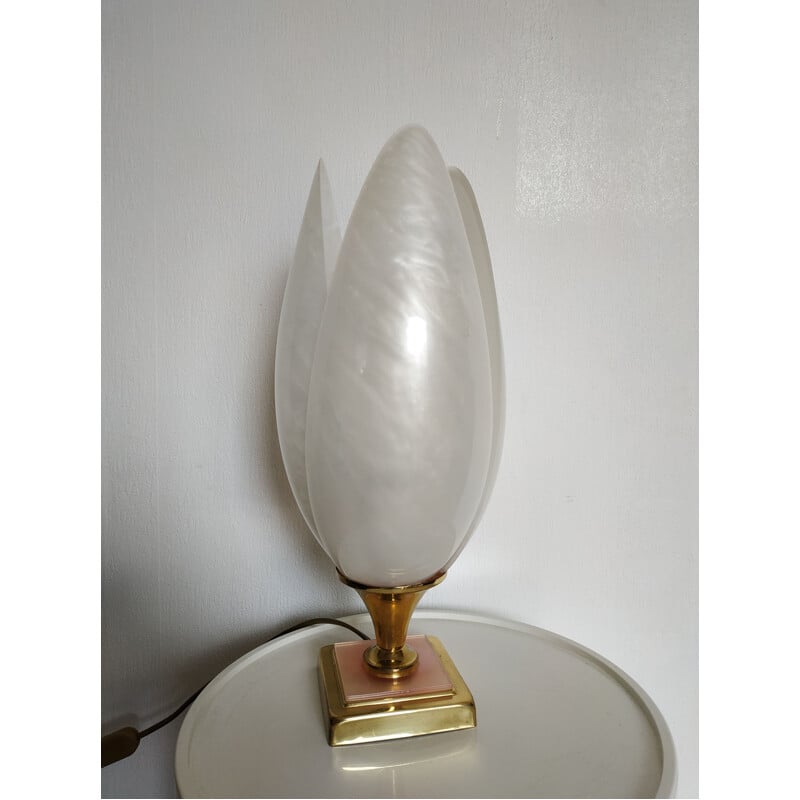 Lampe de table vintage par Maison Rougier