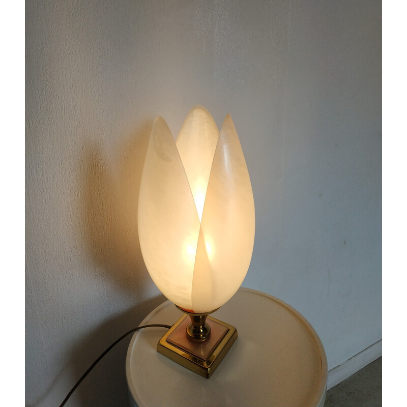 Vintage table lamp by Maison Rougier