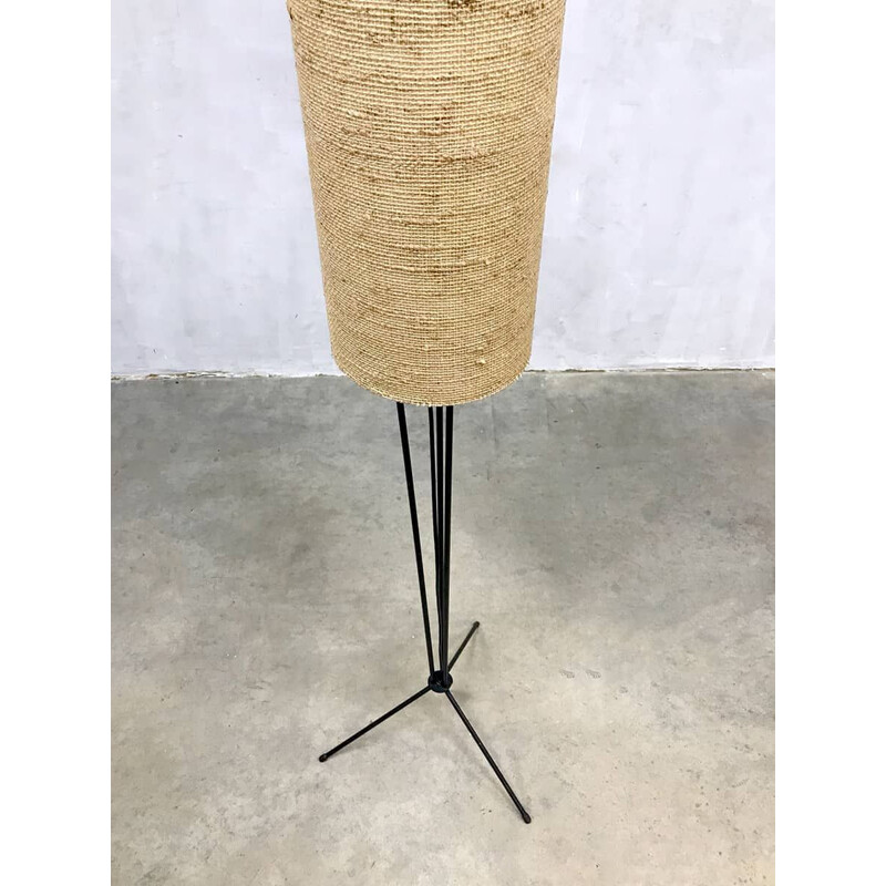 Vintage Italian floor lamp in metal