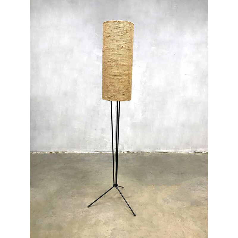 Vintage Italian floor lamp in metal