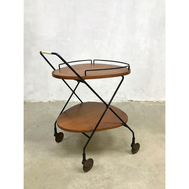 Vintage Danish serving cart