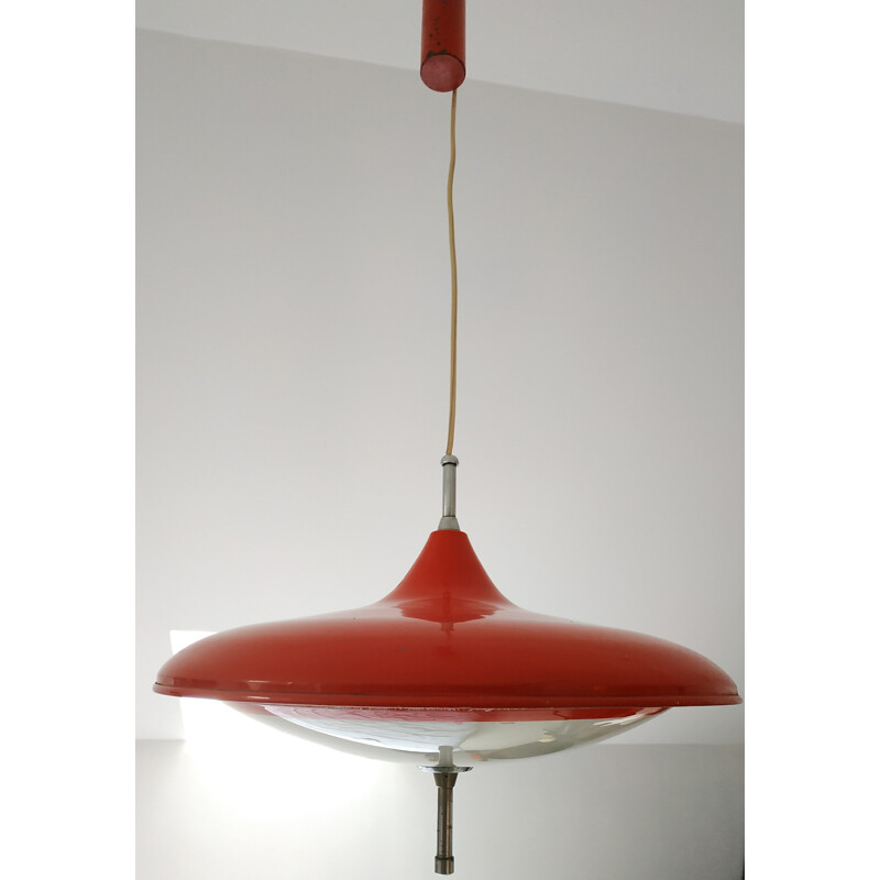 Vintage counterweight pendant lamp