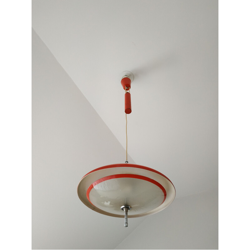 Vintage counterweight pendant lamp